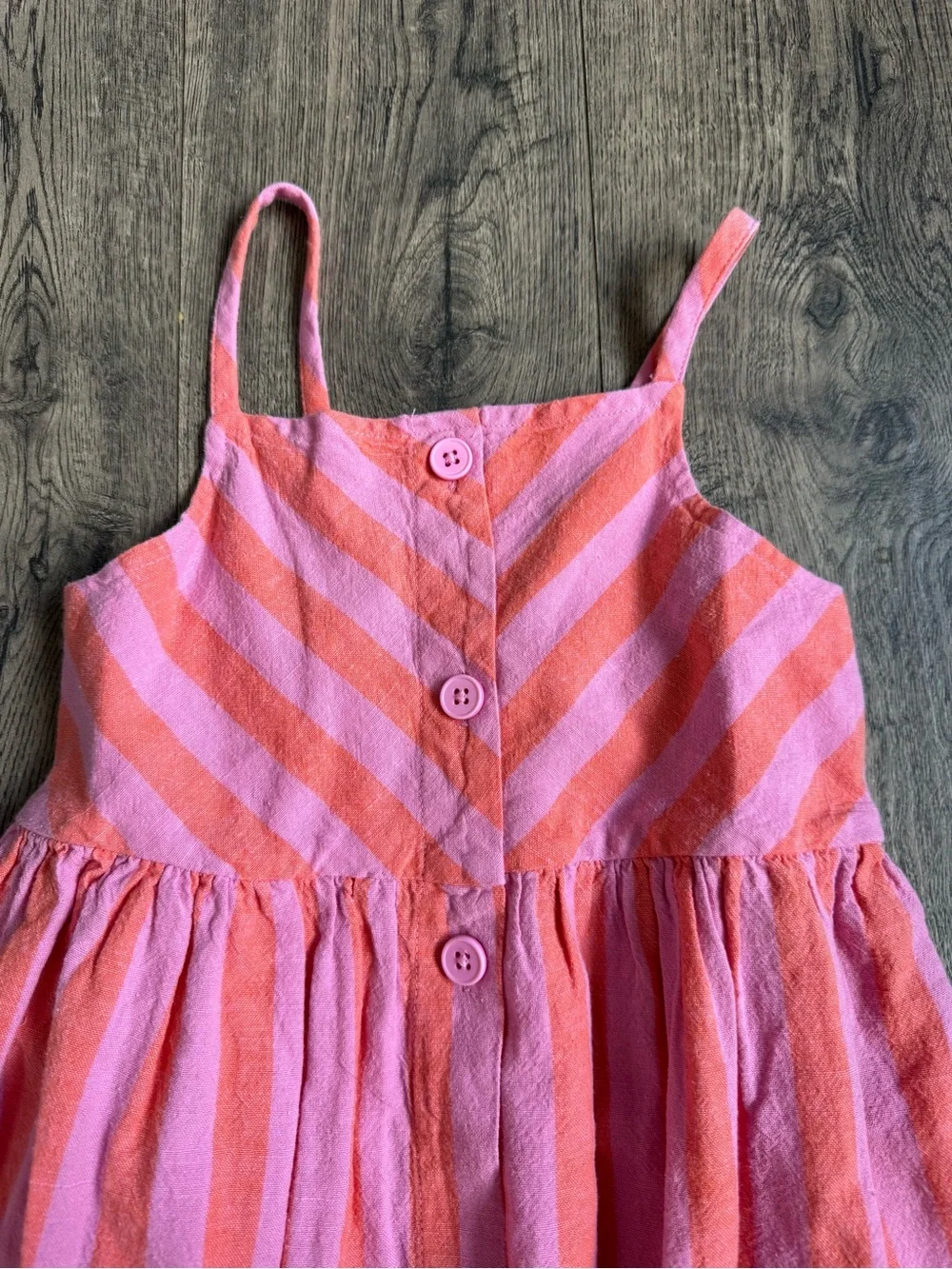 Hanna Andersson Sleeveless Linen Midi Dress with Pockets- Size 8